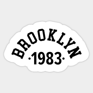 Brooklyn Chronicles: Celebrating Your Birth Year 1983 Sticker